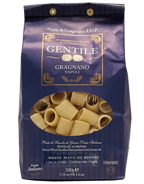 Gentile - Pasta di Gragnano I.G.P. - Mezze Maniche