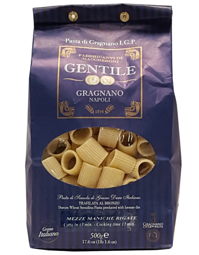 Gentile - Pasta di Gragnano I.G.P. - Mezze Maniche