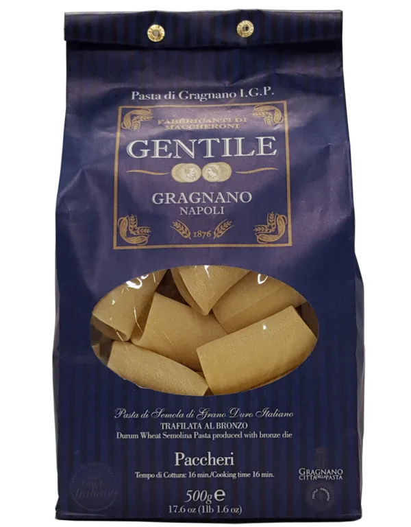 Gentile - Pasta di Gragnano I.G.P. - Paccheri
