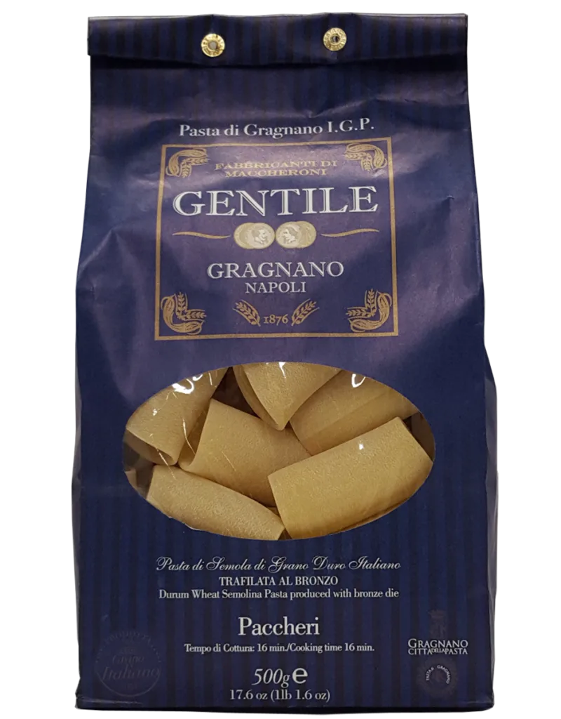 Gentile - Pasta di Gragnano I.G.P. - Paccheri
