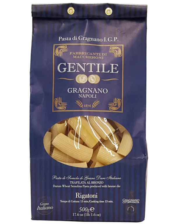 Gentile - Pasta di Gragnano I.G.P. - Rigatoni