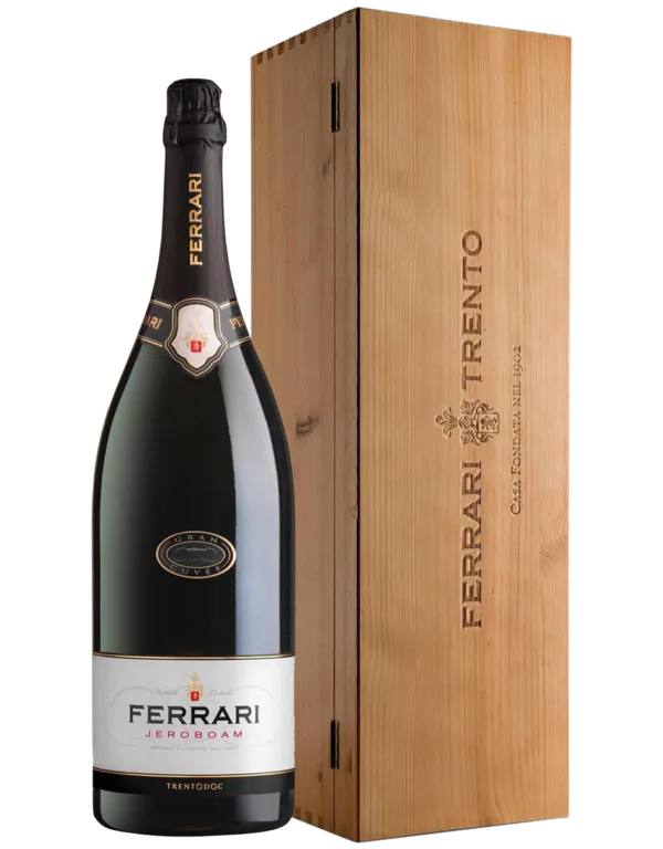 Ferrari Brut Jeroboam personalizzato con cofanetto
