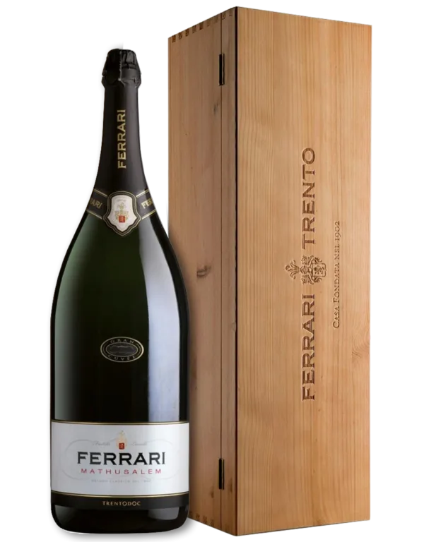Ferrari Brut Mathusalem personalizzato con cofanetto