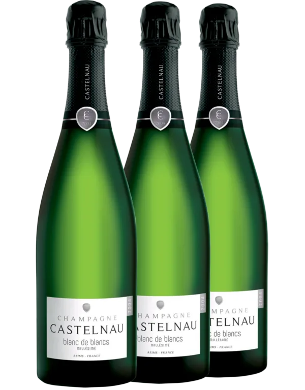 Brut Millésime Blanc de Blancs miniverticale 2002-2004-2006