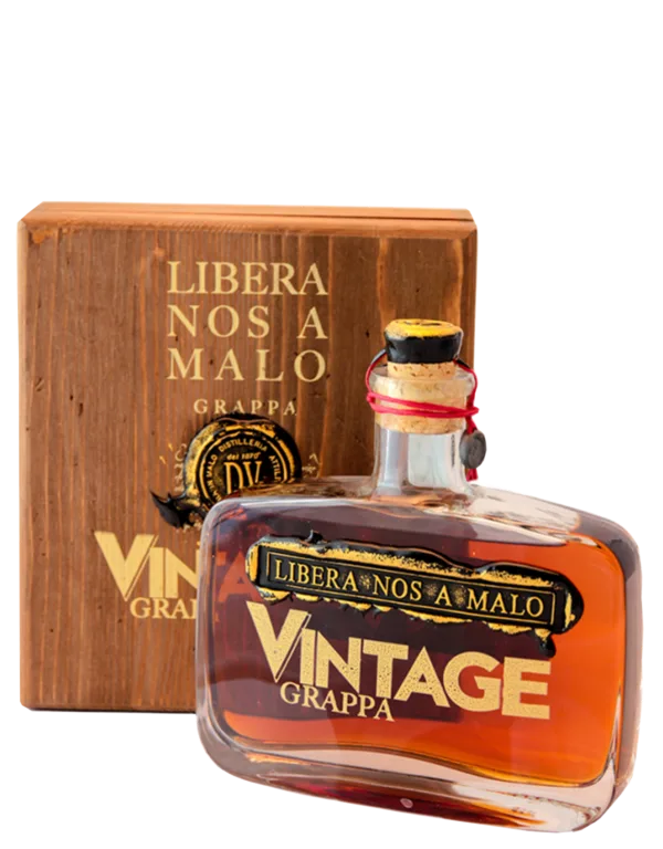 Libera Nos A Malo Vintage Grappa con cofanetto