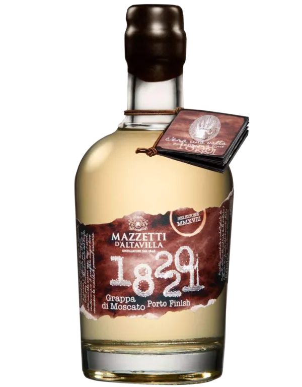1820-21 Grappa di Moscato Porto astucciata