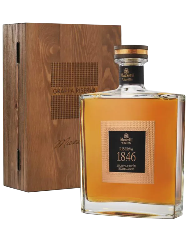 Grappa Riserva 18.46 con cofanetto