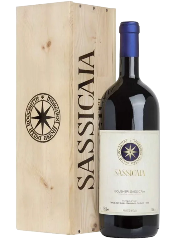 Sassicaia Magnum con cofanetto di legno