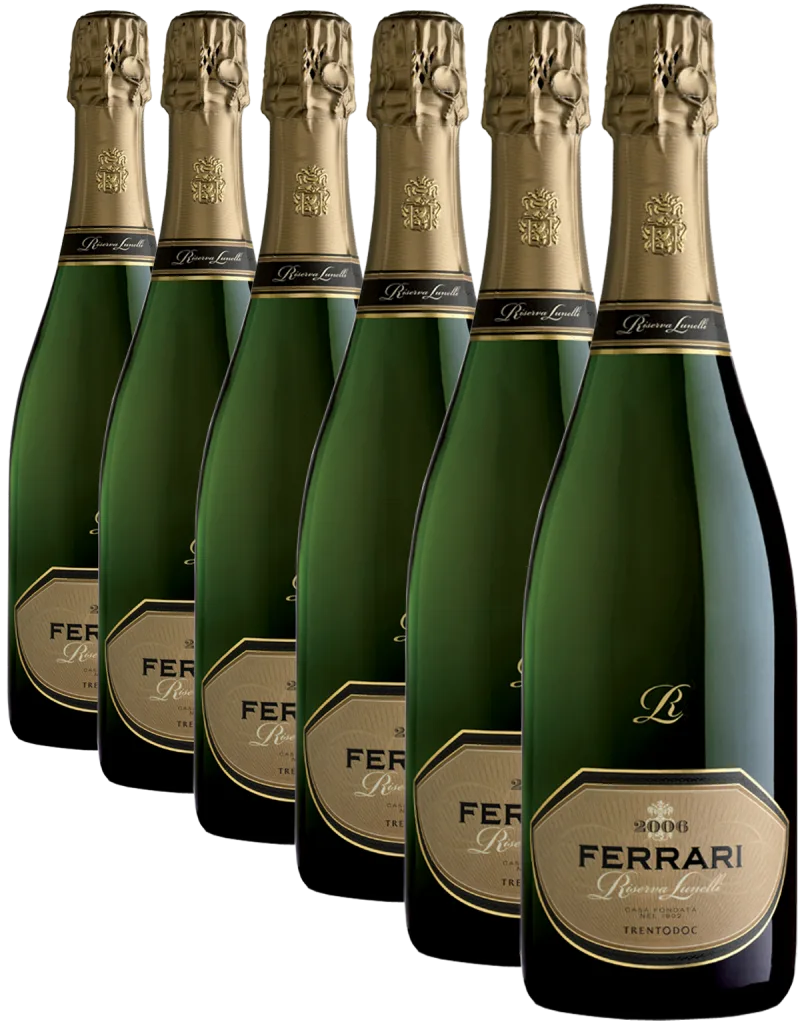 Riserva Lunelli 6 bottiglie cassa di legno