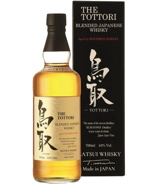 The Tottori Bourbon barrel aged Whisky con astuccio