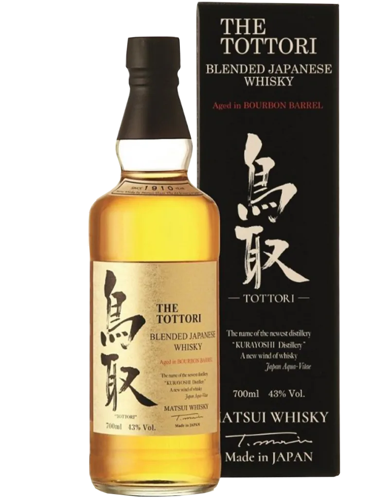 The Tottori Bourbon barrel aged Whisky con astuccio