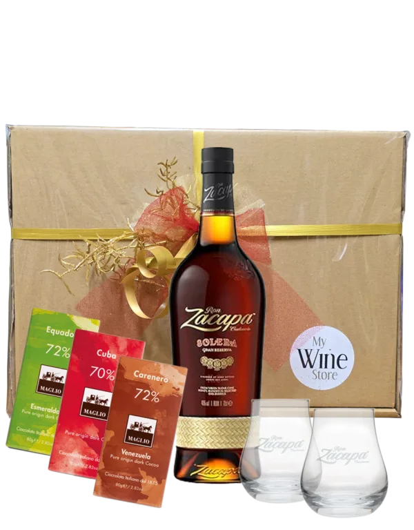 Degustazione Zacapa e cioccolato Maglio + 2 bicchieri
