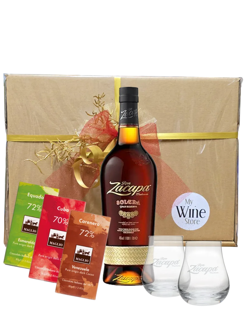 Degustazione Zacapa e cioccolato Maglio + 2 bicchieri