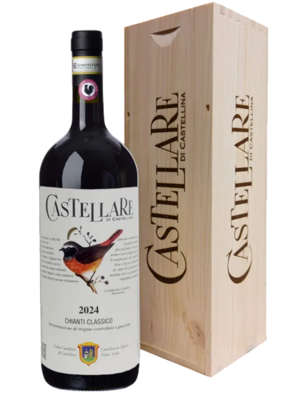 Chianti Classico magnum cassa legno