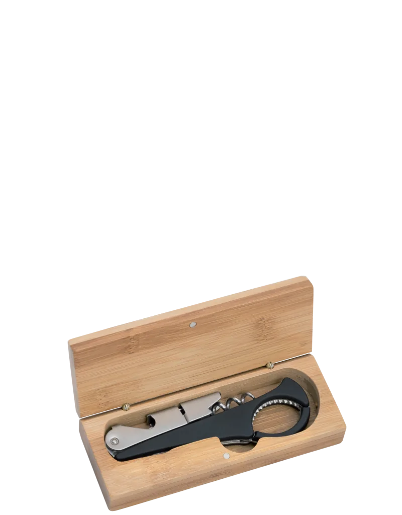 Cavatappo Luxe con cofanetto bamboo