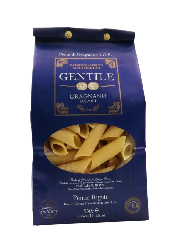 Gentile - Pasta di Gragnano I.G.P. - Penne Rigate