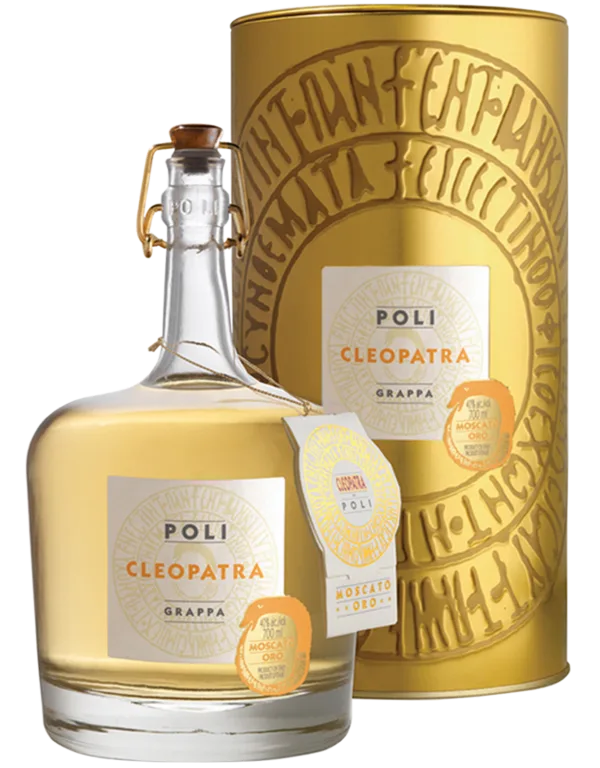 Cleopatra Moscato oro con tubo metallico