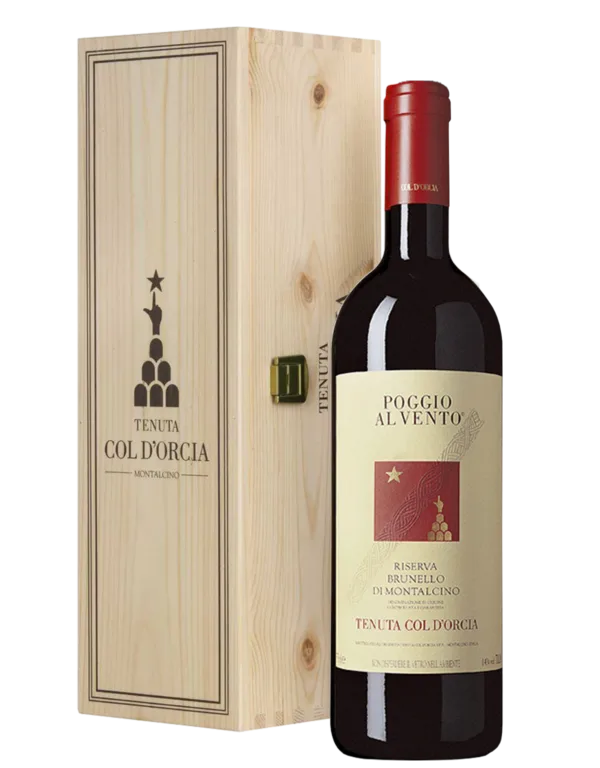 Poggio al Vento Brunello con cofanetto di legno