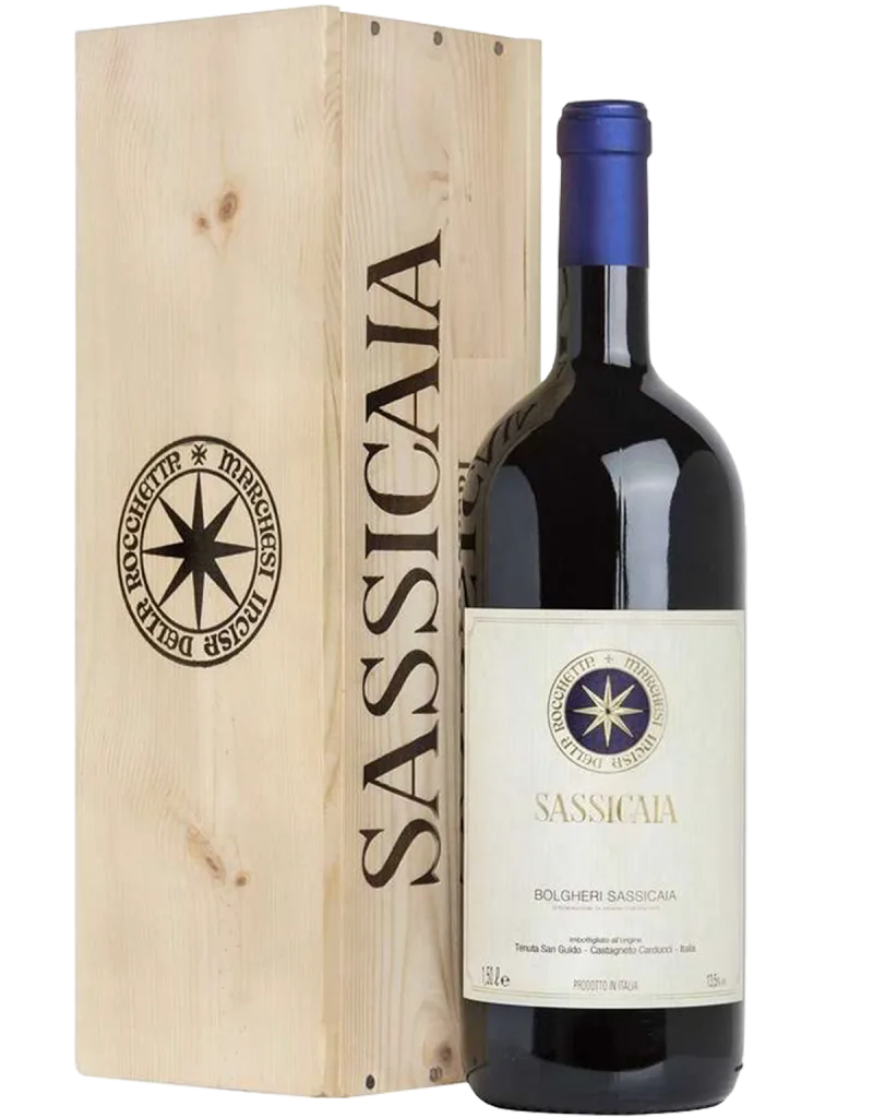 Sassicaia Magnum con cofanetto di legno