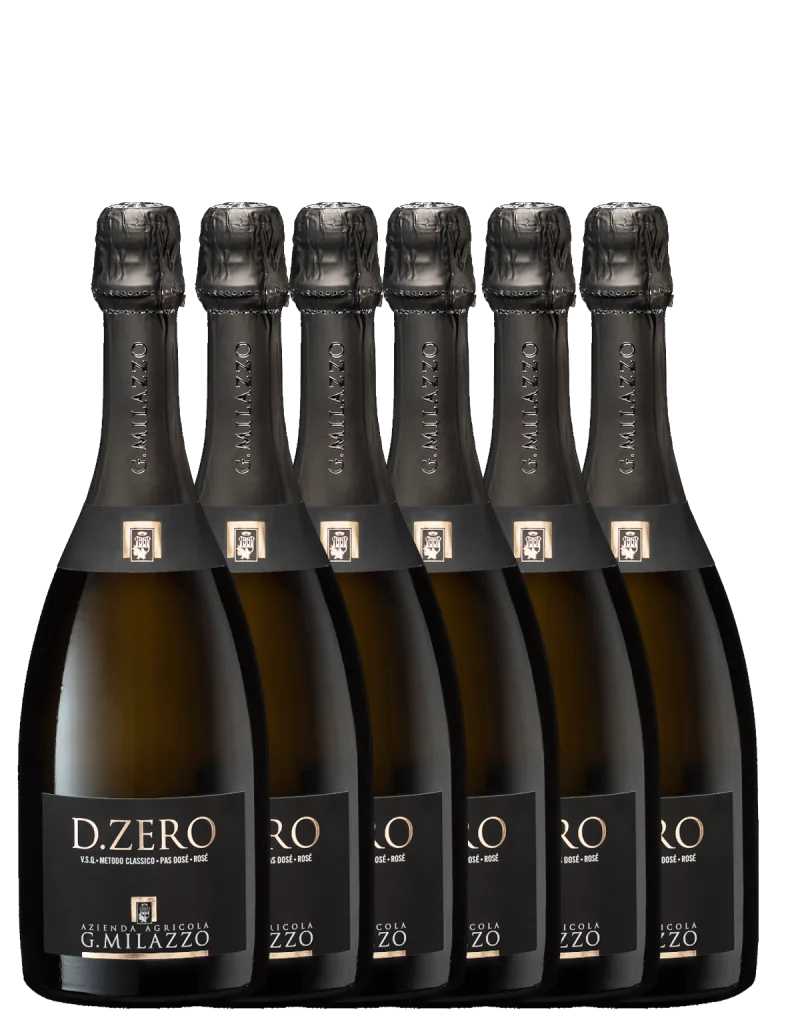 Milazzo D.Zero Rosé Pas Dosé 6 bottiglie