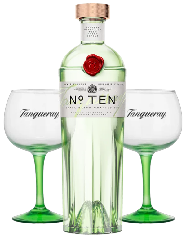 Tanqueray N° Ten + 2 bicchieri
