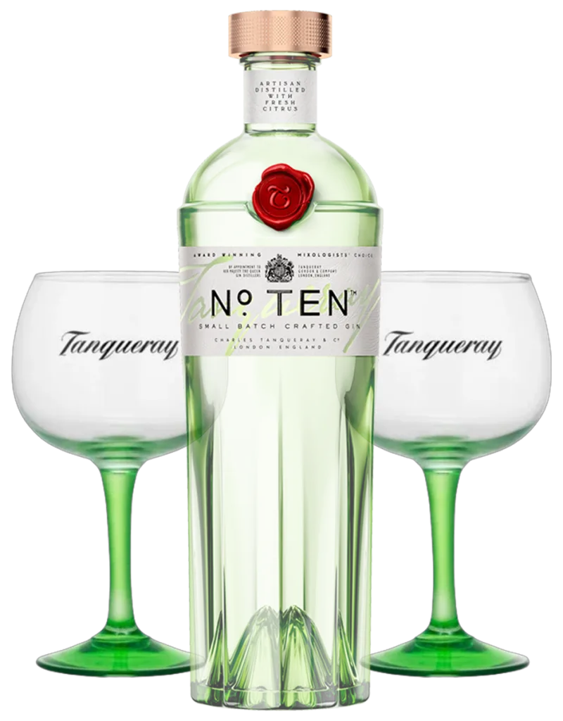 Tanqueray N° Ten + 2 bicchieri