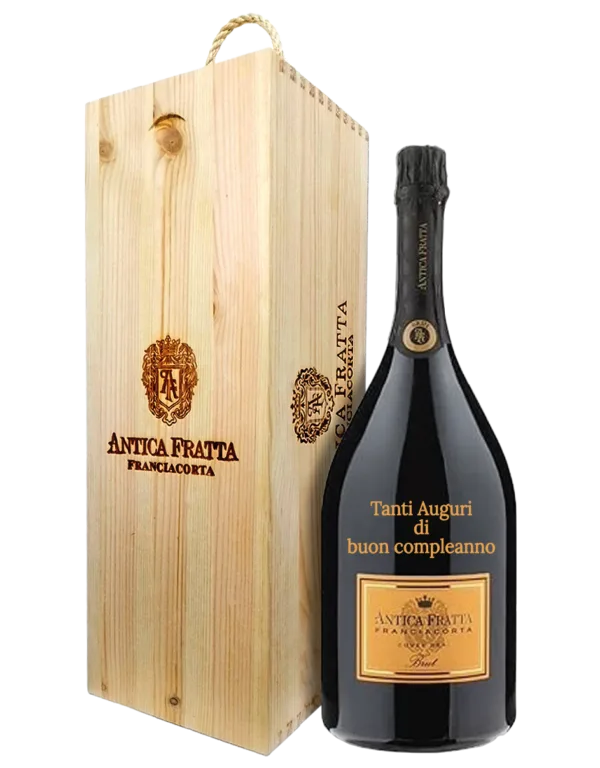 Brut Magnum con cassetta legno personalizzato