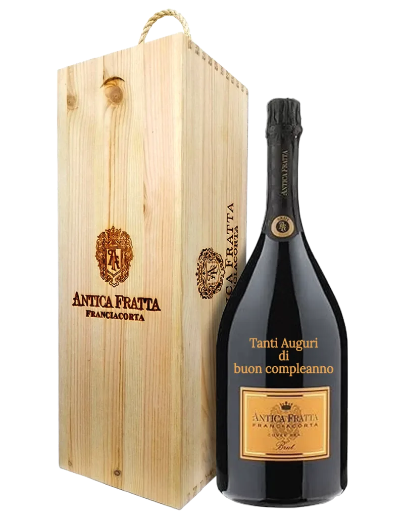 Brut Magnum con cassetta legno personalizzato