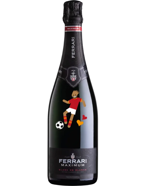 Ferrari Maximum Blanc De Blancs Edizione Limitata Cuore Giallorosso