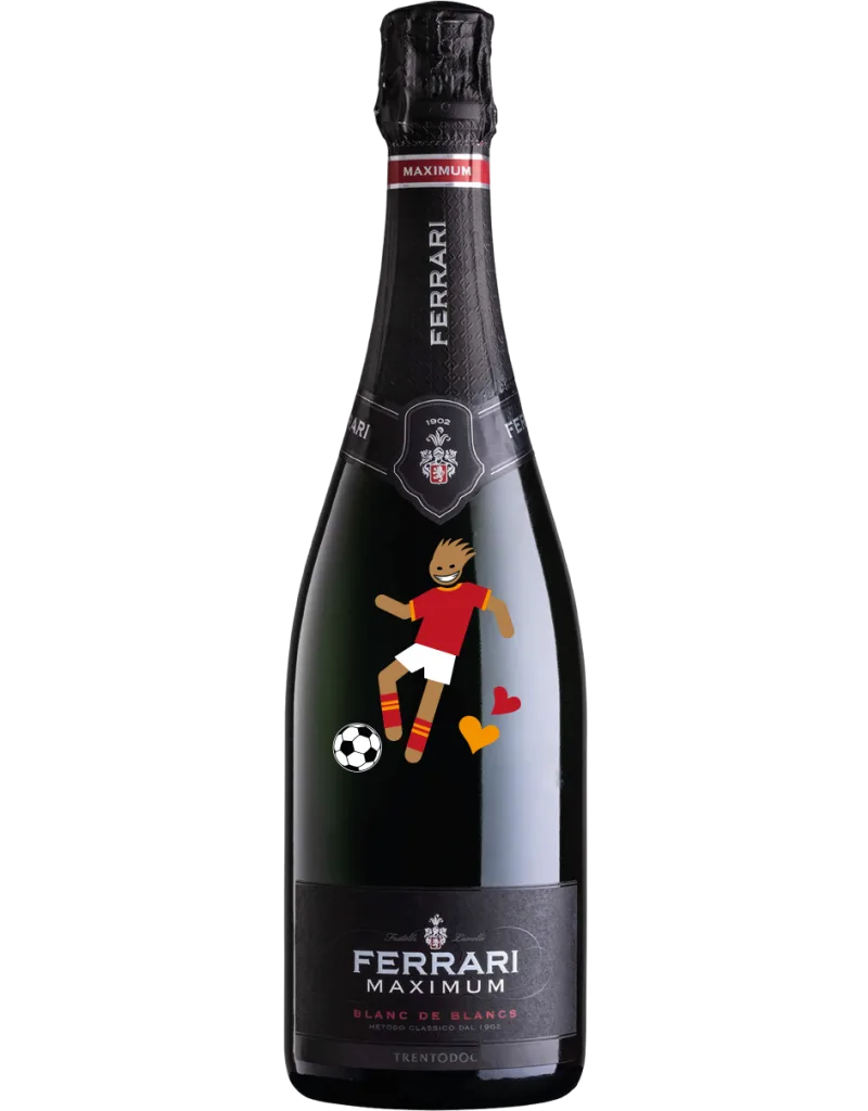 Ferrari Maximum Blanc De Blancs Edizione Limitata Cuore Giallorosso