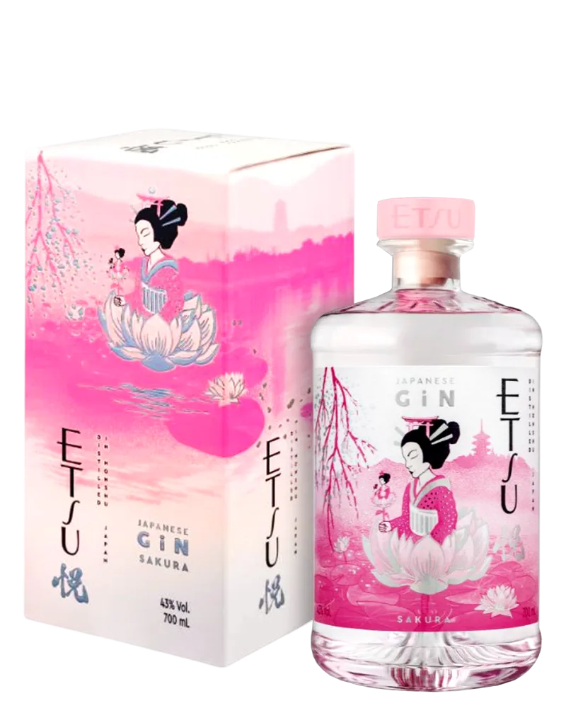 Etsu Gin Sakura astucciato