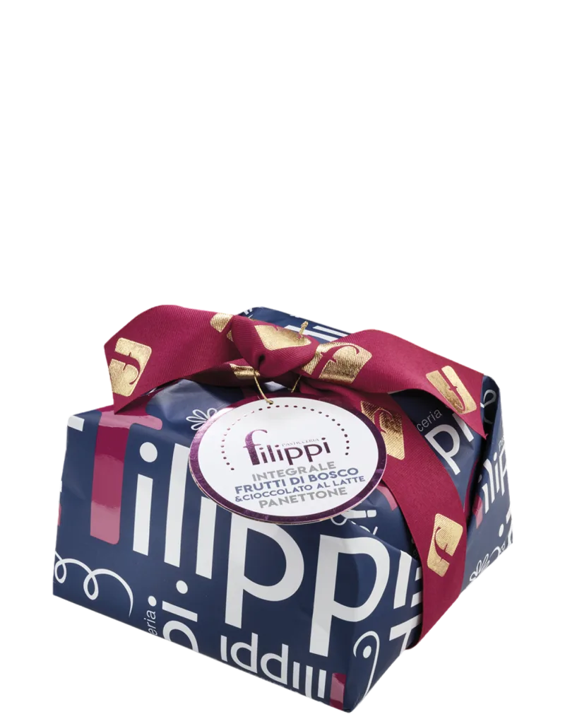 Panettone Integrale con Frutti di Bosco e Cioccolato al Latte Filippi